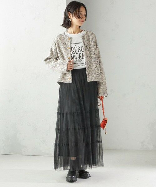 SHIPS / シップス カーディガン・ボレロ | 〈手洗い可能〉ミックス ヤーン ニット ジャケット | 詳細3