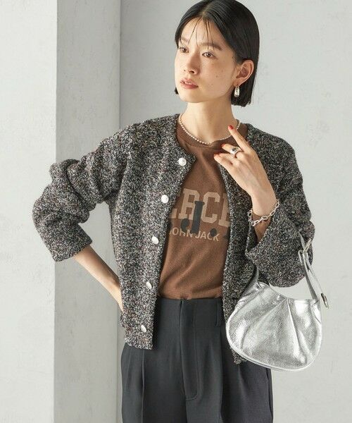 SHIPS / シップス カーディガン・ボレロ | 〈手洗い可能〉ミックス ヤーン ニット ジャケット | 詳細21