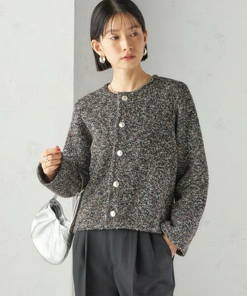 SHIPS / シップス カーディガン・ボレロ | 〈手洗い可能〉ミックス ヤーン ニット ジャケット | 詳細24