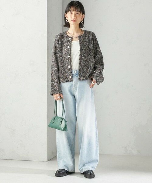 SHIPS / シップス カーディガン・ボレロ | 〈手洗い可能〉ミックス ヤーン ニット ジャケット | 詳細25