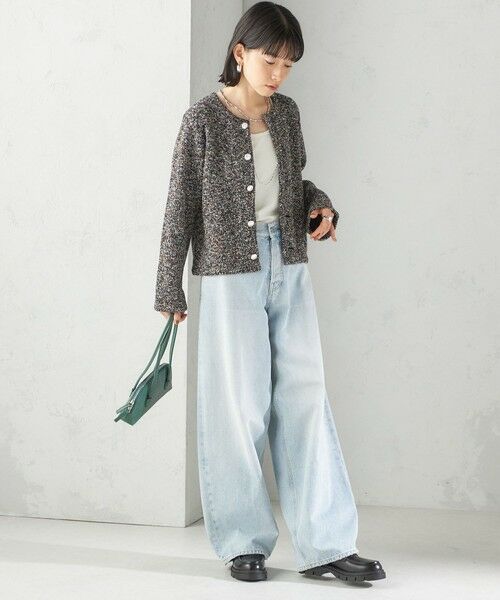 SHIPS / シップス カーディガン・ボレロ | 〈手洗い可能〉ミックス ヤーン ニット ジャケット | 詳細27