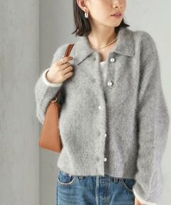 SHIPS / シップス カーディガン・ボレロ | 杢 フォックス カシミヤ ポロ ニット カーディガン