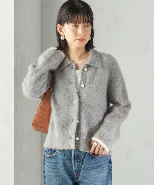 SHIPS / シップス カーディガン・ボレロ | 杢 フォックス カシミヤ ポロ ニット カーディガン | 詳細5