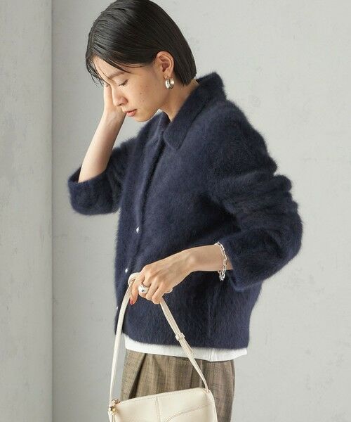 SHIPS / シップス カーディガン・ボレロ | 杢 フォックス カシミヤ ポロ ニット カーディガン | 詳細28