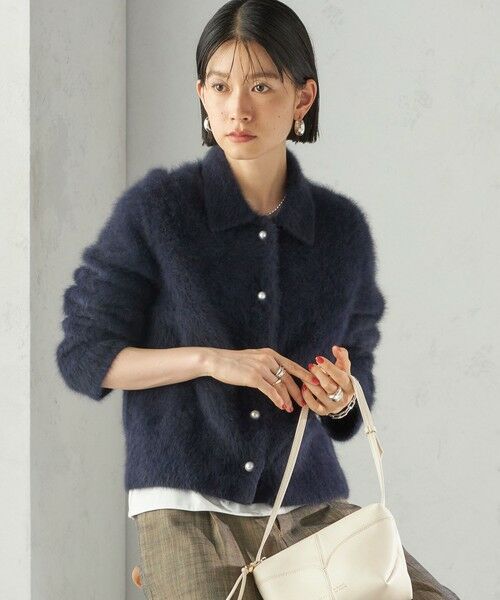 SHIPS / シップス カーディガン・ボレロ | 杢 フォックス カシミヤ ポロ ニット カーディガン | 詳細29