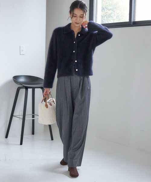 SHIPS / シップス カーディガン・ボレロ | 杢 フォックス カシミヤ ポロ ニット カーディガン | 詳細30