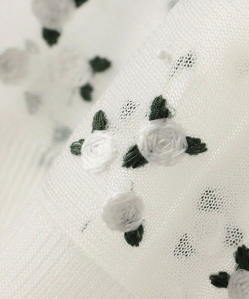 SHIPS / シップス カーディガン・ボレロ | 〈手洗い可能〉フラワー 刺繍 2WAY カーディガン | 詳細15