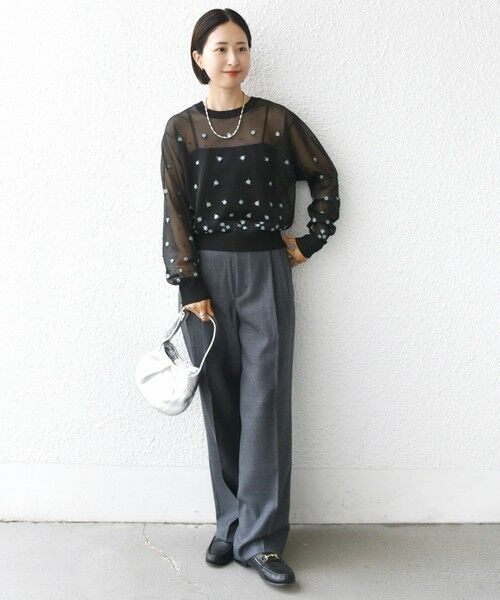 SHIPS / シップス カーディガン・ボレロ | 〈手洗い可能〉フラワー 刺繍 2WAY カーディガン | 詳細16