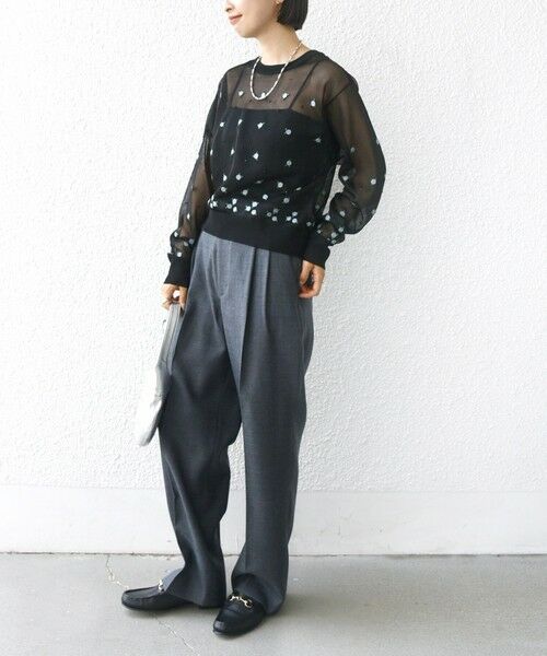 SHIPS / シップス カーディガン・ボレロ | 〈手洗い可能〉フラワー 刺繍 2WAY カーディガン | 詳細17