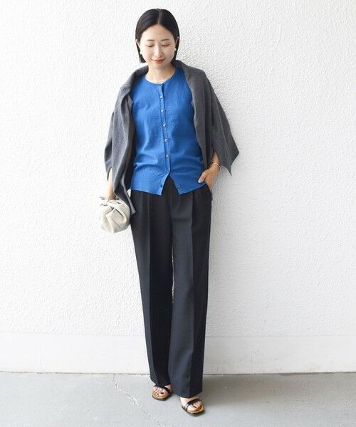 SHIPS / シップス カーディガン・ボレロ | 【WEB限定】〈手洗い可能〉レイヤード 2WAY 配色 カーディガン | 詳細11