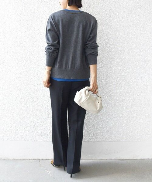 SHIPS / シップス カーディガン・ボレロ | 【WEB限定】〈手洗い可能〉レイヤード 2WAY 配色 カーディガン | 詳細3