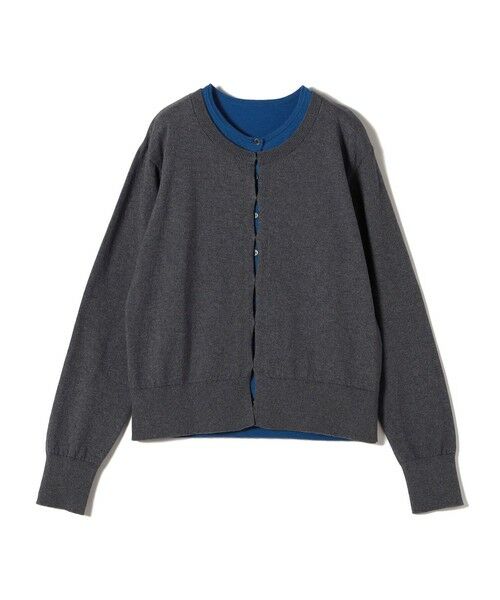 SHIPS / シップス カーディガン・ボレロ | 【WEB限定】〈手洗い可能〉レイヤード 2WAY 配色 カーディガン | 詳細14
