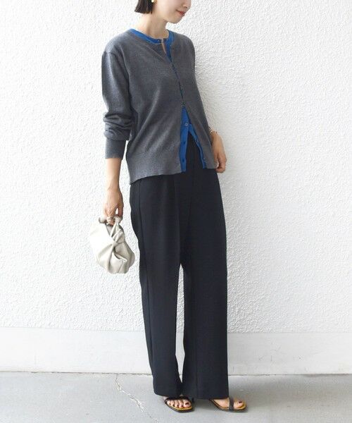 SHIPS / シップス カーディガン・ボレロ | 【WEB限定】〈手洗い可能〉レイヤード 2WAY 配色 カーディガン | 詳細4