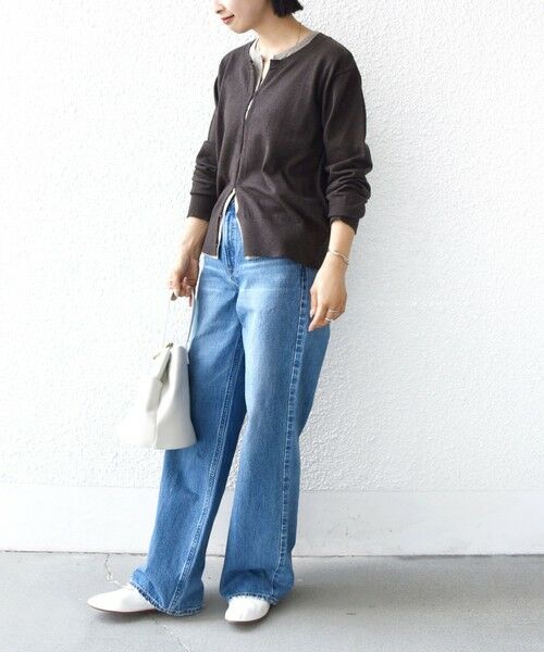 SHIPS / シップス カーディガン・ボレロ | 【WEB限定】〈手洗い可能〉レイヤード 2WAY 配色 カーディガン | 詳細17