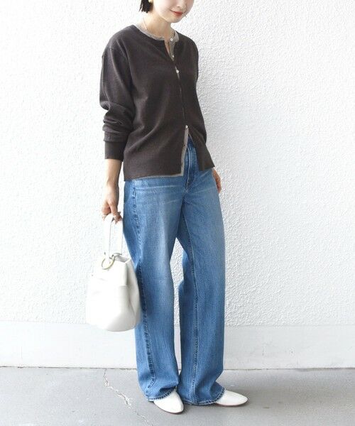 SHIPS / シップス カーディガン・ボレロ | 【WEB限定】〈手洗い可能〉レイヤード 2WAY 配色 カーディガン | 詳細19