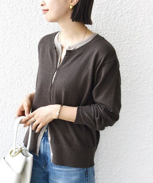 SHIPS / シップス カーディガン・ボレロ | 【WEB限定】〈手洗い可能〉レイヤード 2WAY 配色 カーディガン | 詳細22