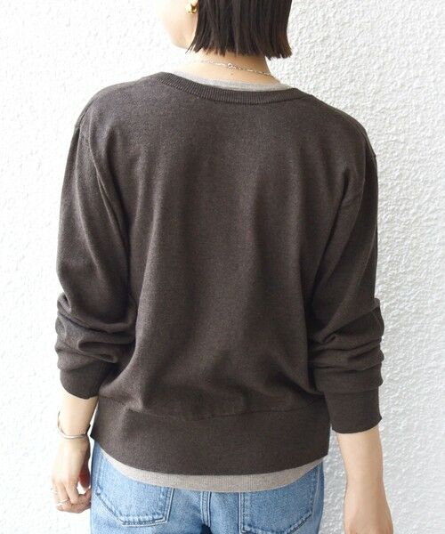 SHIPS / シップス カーディガン・ボレロ | 【WEB限定】〈手洗い可能〉レイヤード 2WAY 配色 カーディガン | 詳細23