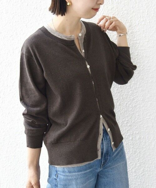 SHIPS / シップス カーディガン・ボレロ | 【WEB限定】〈手洗い可能〉レイヤード 2WAY 配色 カーディガン | 詳細24