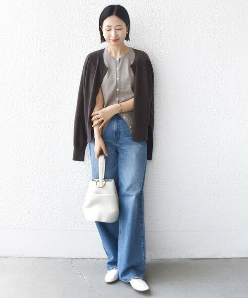 SHIPS / シップス カーディガン・ボレロ | 【WEB限定】〈手洗い可能〉レイヤード 2WAY 配色 カーディガン | 詳細25