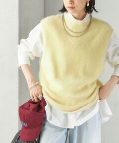 SHIPS / シップス ベスト | 杢フォックス カシミヤ ニット ベスト