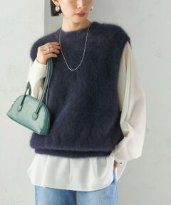 SHIPS / シップス ベスト | 杢フォックス カシミヤ ニット ベスト