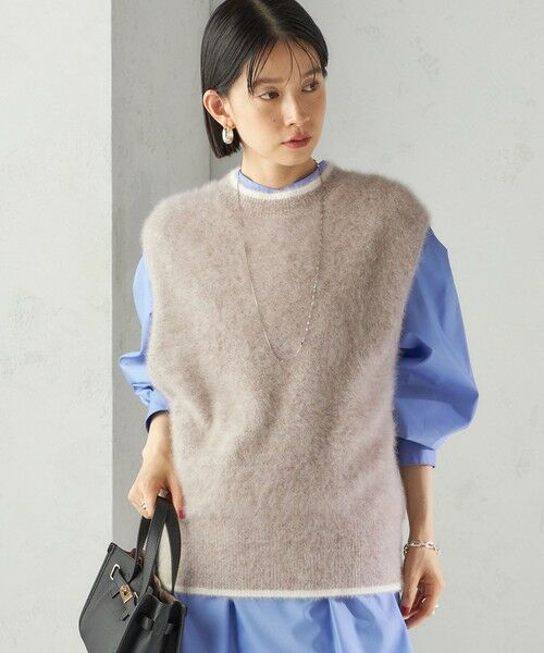 SHIPS / シップス ベスト | 杢フォックス カシミヤ ニット ベスト | 詳細4