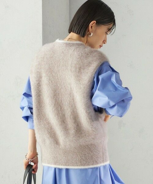 SHIPS / シップス ベスト | 杢フォックス カシミヤ ニット ベスト | 詳細6