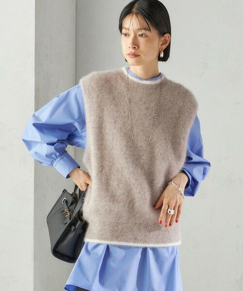 SHIPS / シップス ベスト | 杢フォックス カシミヤ ニット ベスト | 詳細7