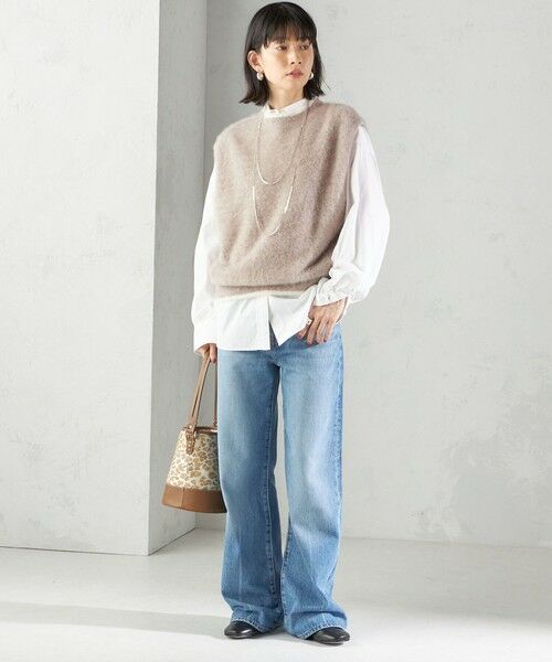 SHIPS / シップス ベスト | 杢フォックス カシミヤ ニット ベスト | 詳細8