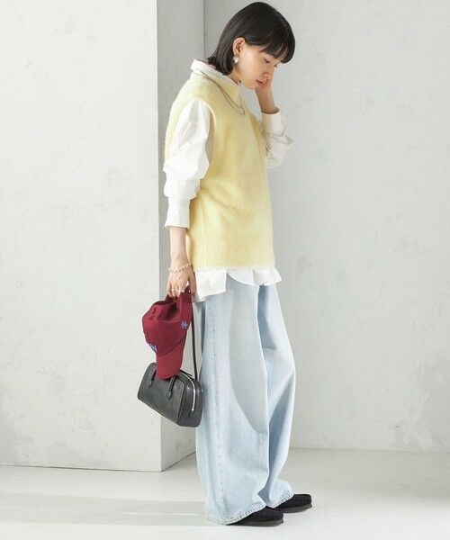 SHIPS / シップス ベスト | 杢フォックス カシミヤ ニット ベスト | 詳細28