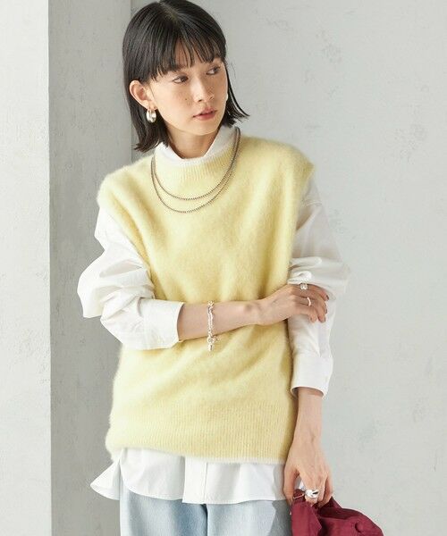 SHIPS / シップス ベスト | 杢フォックス カシミヤ ニット ベスト | 詳細29