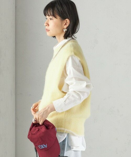 SHIPS / シップス ベスト | 杢フォックス カシミヤ ニット ベスト | 詳細30