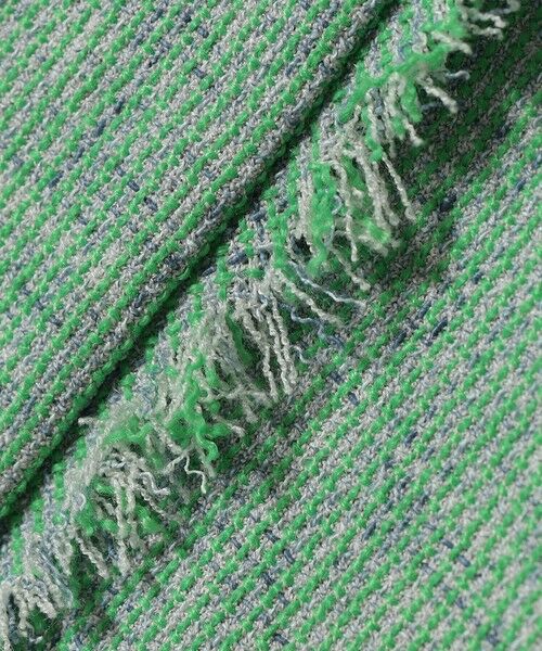 SHIPS / シップス ノーカラージャケット | 〈手洗い可能〉ストレッチ ツイード パール ボタン ジャケット | 詳細17