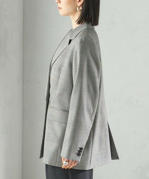 SHIPS / シップス テーラードジャケット | 〈手洗い可能〉ウォッシャブル ウール チェック ダブル ジャケット | 詳細23