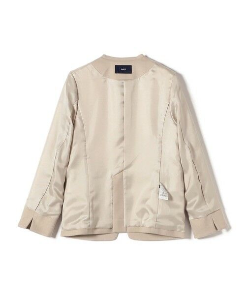 SHIPS / シップス ノーカラージャケット | 〈手洗い可能〉DELEGANT ダブルカラー ジャケット（セットアップ対応） | 詳細11