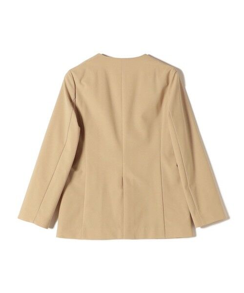 SHIPS / シップス ノーカラージャケット | 〈吸水速乾 / 防シワ加工 / 洗濯機可能〉スーティング ジャージー カラーレス ジャケット | 詳細15