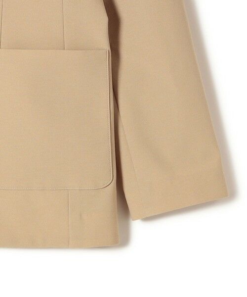 SHIPS / シップス ノーカラージャケット | 〈吸水速乾 / 防シワ加工 / 洗濯機可能〉スーティング ジャージー カラーレス ジャケット | 詳細17