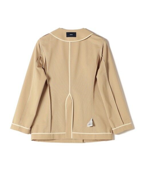 SHIPS / シップス ノーカラージャケット | 〈吸水速乾 / 防シワ加工 / 洗濯機可能〉スーティング ジャージー カラーレス ジャケット | 詳細20