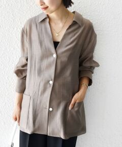 SHIPS / シップス その他アウター | 〈手洗い可能〉シアー ジャケット 羽織