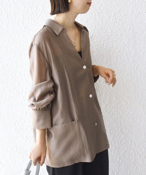 SHIPS / シップス その他アウター | 〈手洗い可能〉シアー ジャケット 羽織 | 詳細7