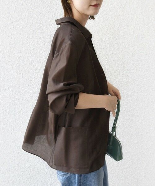 SHIPS / シップス その他アウター | 〈手洗い可能〉シアー ジャケット 羽織 | 詳細22