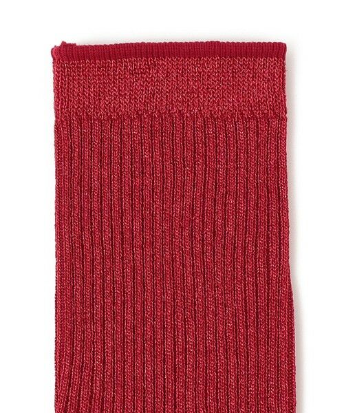 SHIPS / シップス ソックス | Piedi Nudi:グリッター リブ ミディ ソックス | 詳細1