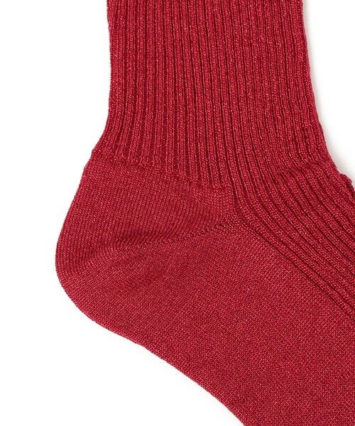 SHIPS / シップス ソックス | Piedi Nudi:グリッター リブ ミディ ソックス | 詳細2