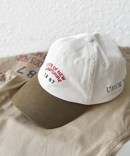 SHIPS for women/シップスウィメン 【SHIPS別注】WHITE FIELD: 50th ANNIV ロゴキャップ ベージュ ONE SIZE SHIPS for women/シップスウィメン 【SHIPS別注】WHITE FIELD: 50th ANNIV ロゴキャップ ベージュ ONE SIZE