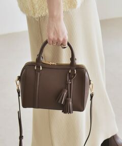 SHIPS / シップス ショルダーバッグ | quaranciel: 2way タッセル チャーム ミニ ボストン バッグ