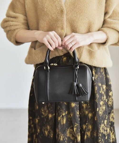 SHIPS / シップス ショルダーバッグ | quaranciel: 2way タッセル チャーム ミニ ボストン バッグ | 詳細1