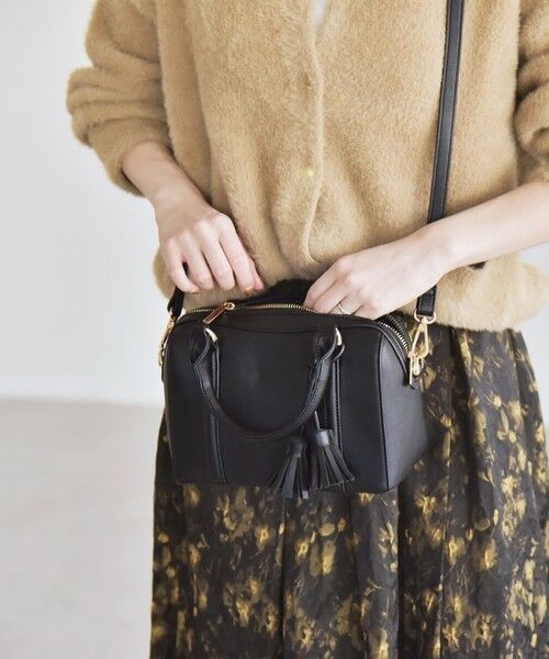 SHIPS / シップス ショルダーバッグ | quaranciel: 2way タッセル チャーム ミニ ボストン バッグ | 詳細6