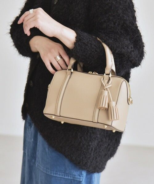 SHIPS / シップス ショルダーバッグ | quaranciel: 2way タッセル チャーム ミニ ボストン バッグ | 詳細9