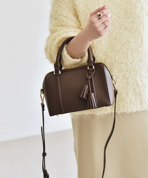 SHIPS / シップス ショルダーバッグ | quaranciel: 2way タッセル チャーム ミニ ボストン バッグ | 詳細16