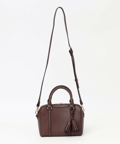 SHIPS / シップス ショルダーバッグ | quaranciel: 2way タッセル チャーム ミニ ボストン バッグ | 詳細26
